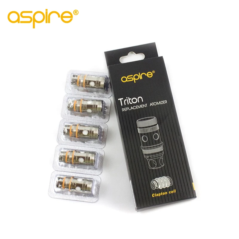 

E-cigarette Aspire Triton Replacement Coil 1.8/0.3/0.4/0.5ohm Electronic Cigarette Core For Triton /2 Atomizer Tank 5pcs/Pack