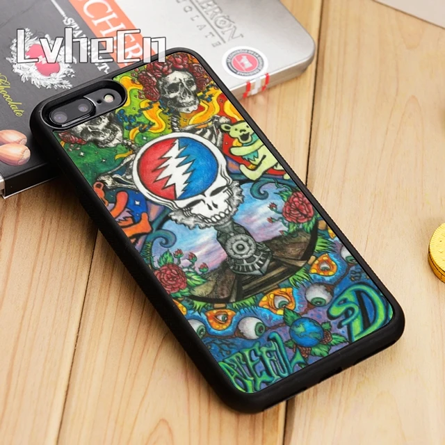 LvheCn Grateful Dead Band чехол для телефона iPhone 5 6 6s 7 8 plus 11 pro X XR XS Max samsung Galaxy S6 S7 edge S8 S9 S10