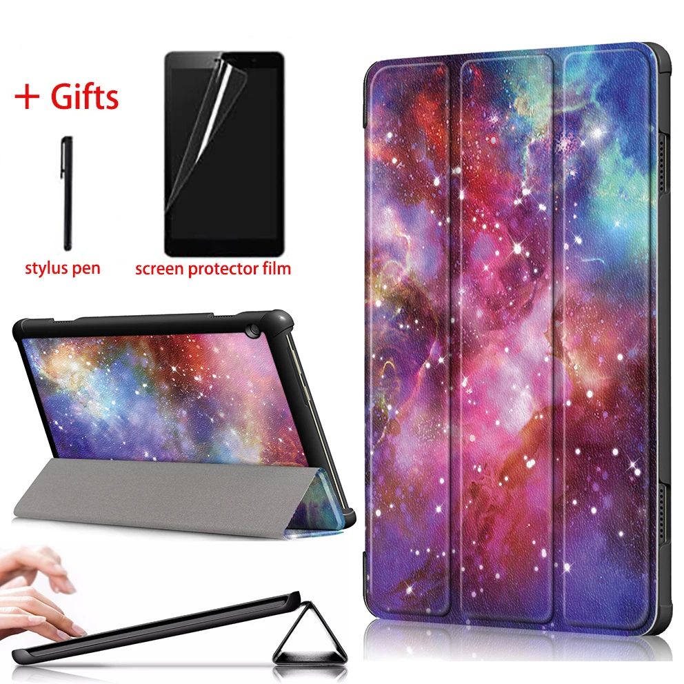 

Funda Case For Lenovo Tab M10 10.1 inch Tablet Cover For Lenovo Tab M10 TB-X605F TB-X605L Case PU Leather + PC Hard Back Cover