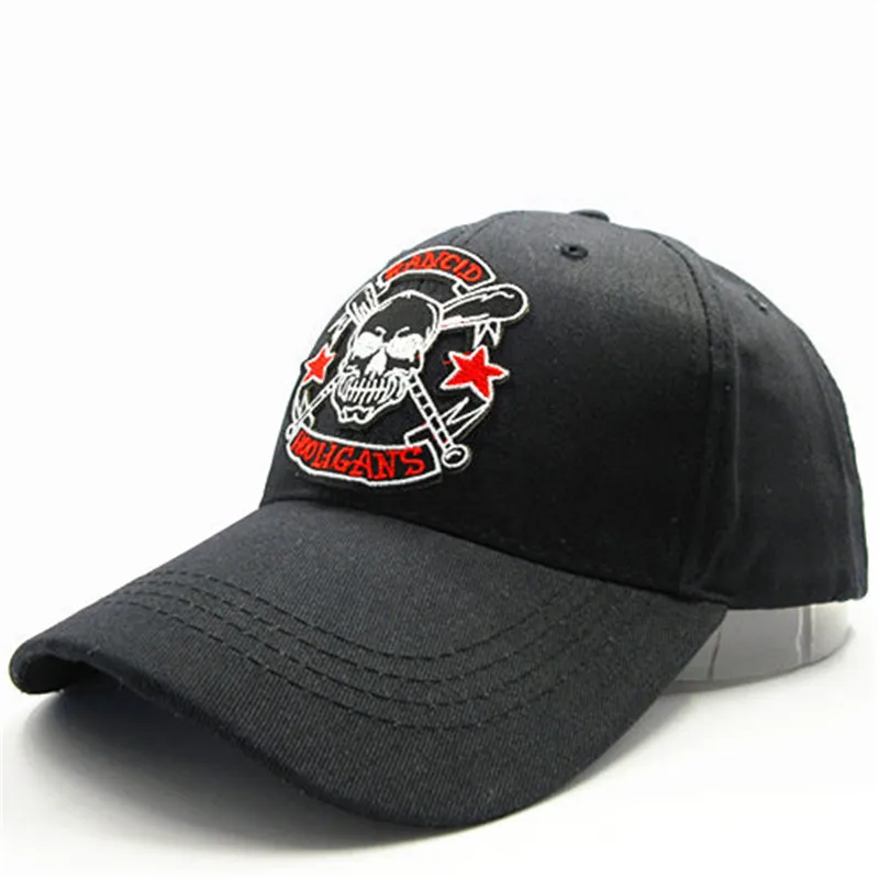 

skull embroidery cotton Casquette Baseball Cap hip-hop cap Adjustable Snapback Hats for kids men women 19