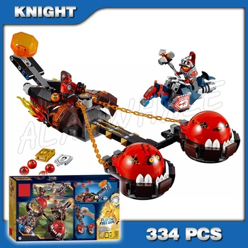 

334pcs Knights Beast Masters Chaos Chariot 10483 model building blocks Educational toys Nexus Compatible with Lago