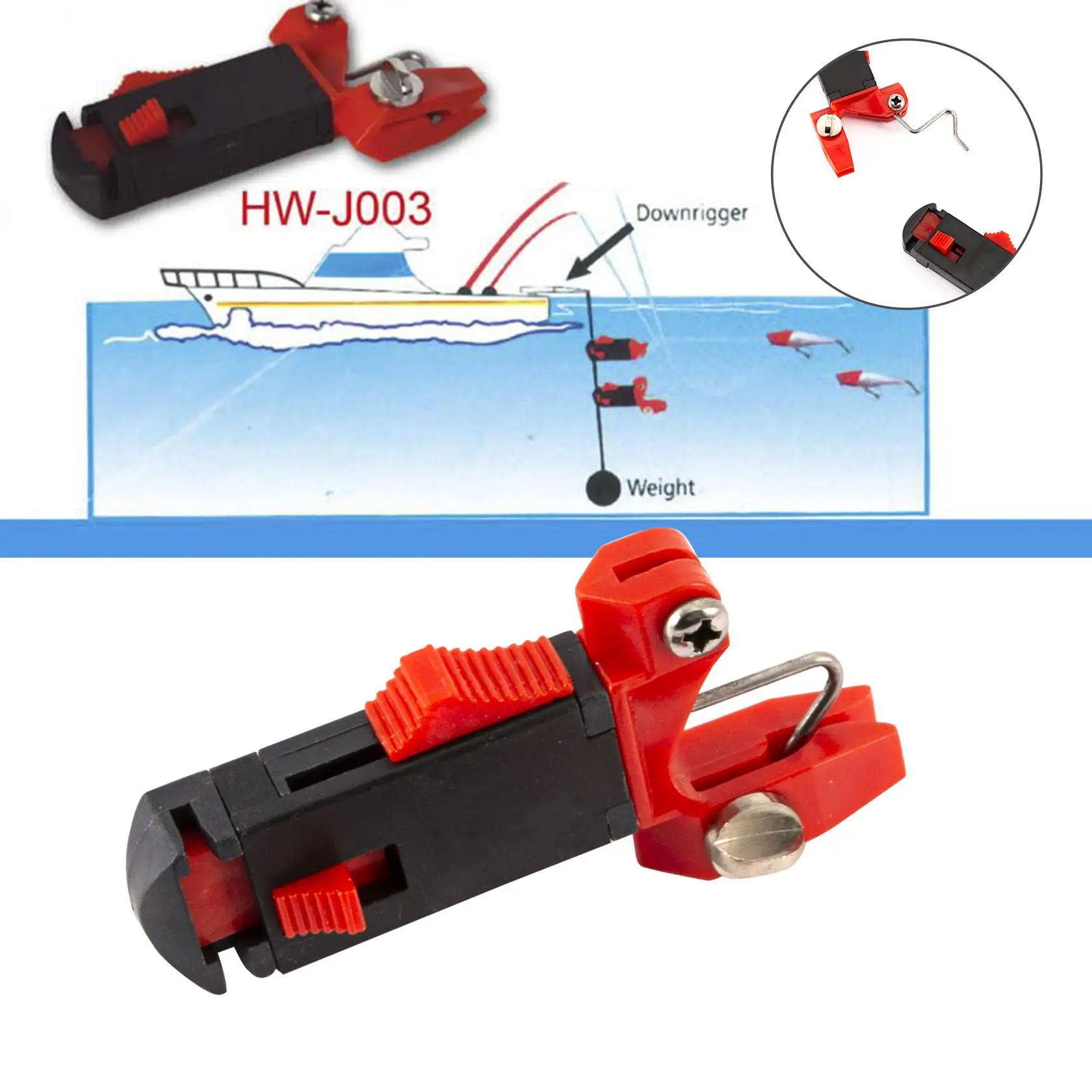 

Fishing Line Release Snap Clip Offshore Planer Board Power Grip Carp Tackle Tool