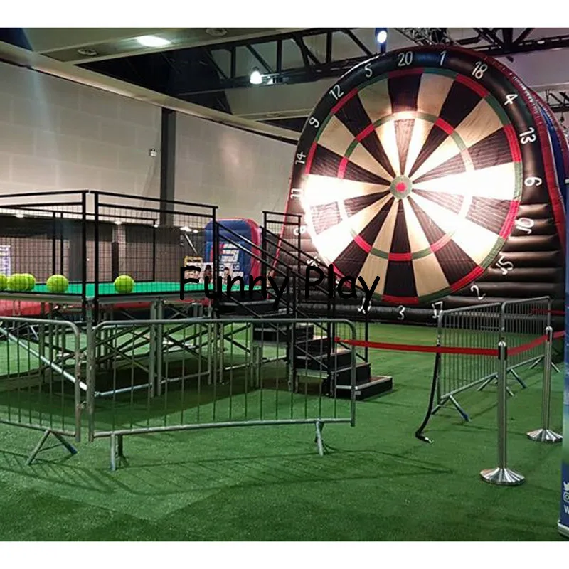 

Outdoor Inflatable Recreation High-Q Inflatbale football Soccer Dart Board With Balls Games Inflatable dart board for Commercial