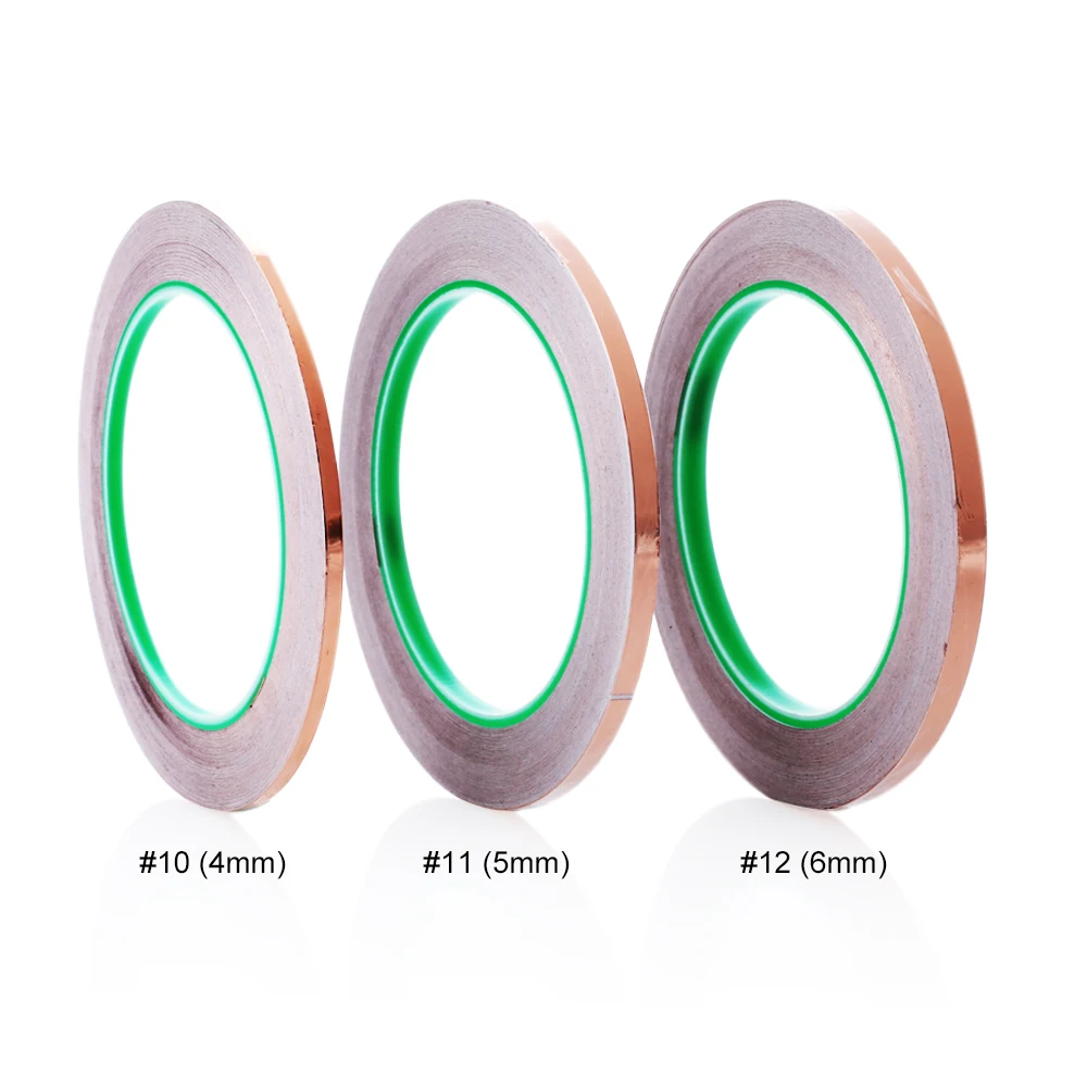 Volume Convenient Copper Foil Tape Display Golden