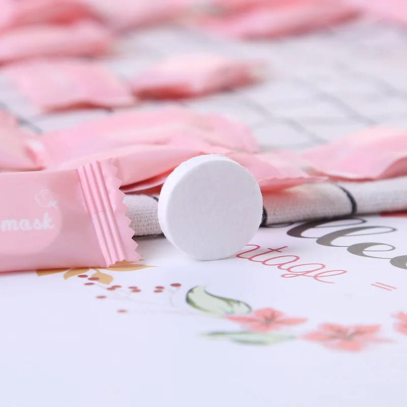 

Compressed Face Mask Paper DIY Disposable Facial Masks Papers For Women Makeup Skin Care Wrapped Masks Beauty Tool