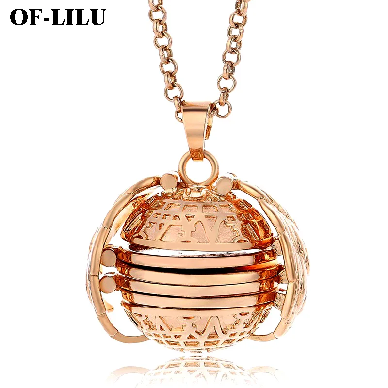 

New Angel Wings Magic 4 Photo Memory Floating Locket Necklace & Pendant Copper material Fashion Album Box Necklaces diy Jewelry