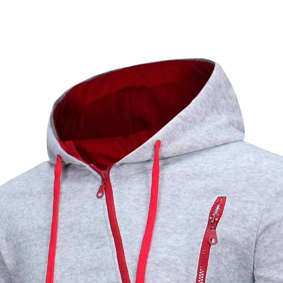 MUQGEW 2017 Autumn Fashion Casual Solid Hoodies Men/women Polluver Sweatshirt Men Hooded Hoodie Pullover Zipper Blouse Plus Size