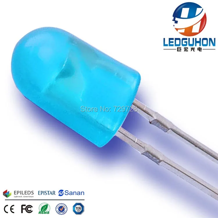 

5mm oval blue lamp led diodes used for led signal