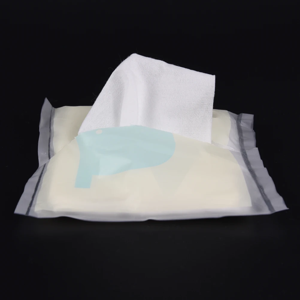 Disposable White Natural Cotton Soft Towels 10Pcs Makeup Facial Cleansing Pad Cosmetic Removal