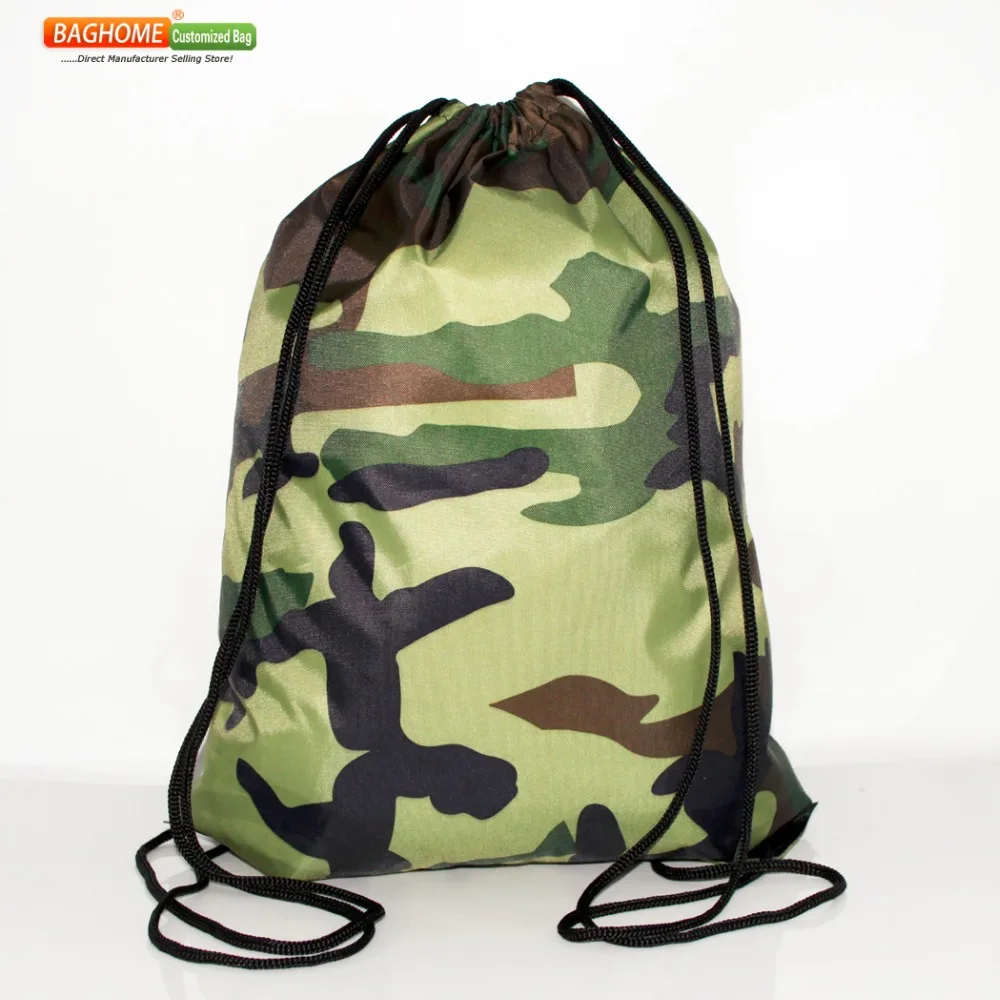 NEW Casual Camo Drawstring Backpack For Teenage Boys Girls School Bag Waterproof Travel Bag Packing Cubes Large Capacity Mochila(China (Mainland))