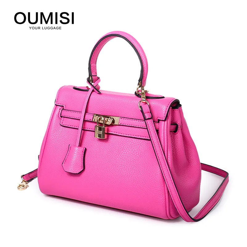 

OUMISI Spring 2019 European and American Fashion Button Single Shoulder Bag Hand-held Slant Size Bag KS