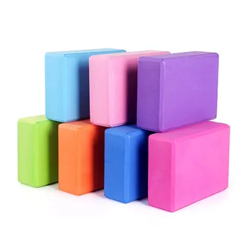 

Yoga Block Pilates Back Massager Foam Roller Cushion Stretching Gym EVA Foam Block Bolster Fitness Training Accessories Tools