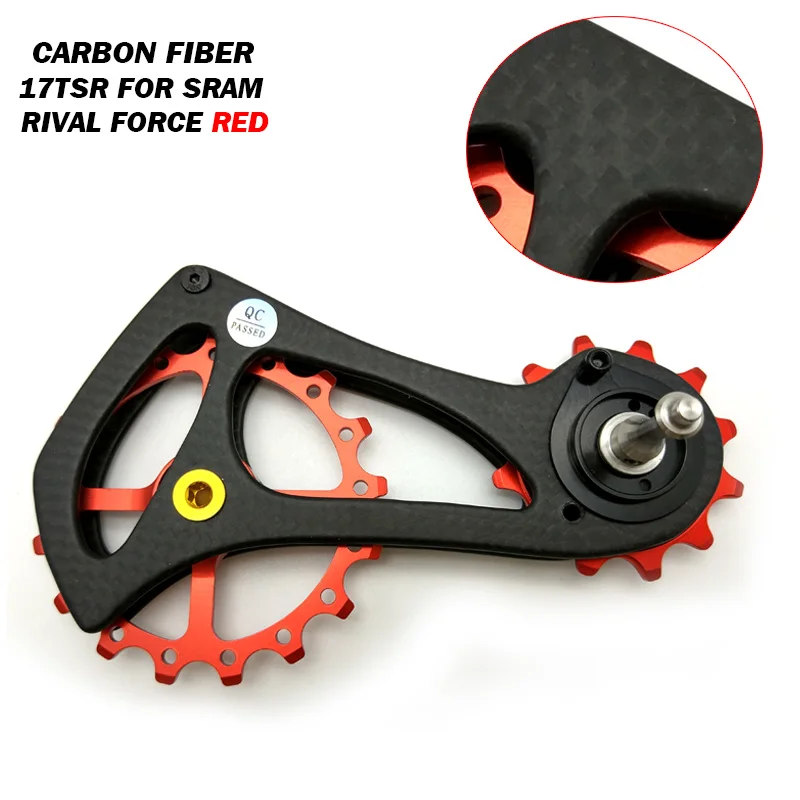 FETESNICE Bike Derailleur Carbon Fiber Bicycle Derailleur Wheel Set MTB