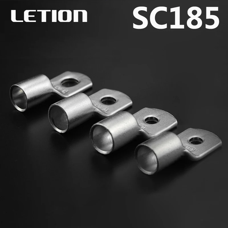 

SC 185-16 185-14 185-12 185-10 Bolt Hole Tinned Copper Cable lugs Battery Terminals 185mm wire Free Shipping