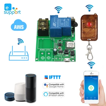 

USB DC5V 30A Wifi Switch Wireless Relay Module Home Automation Modules for Access Control System Garage Door Inching