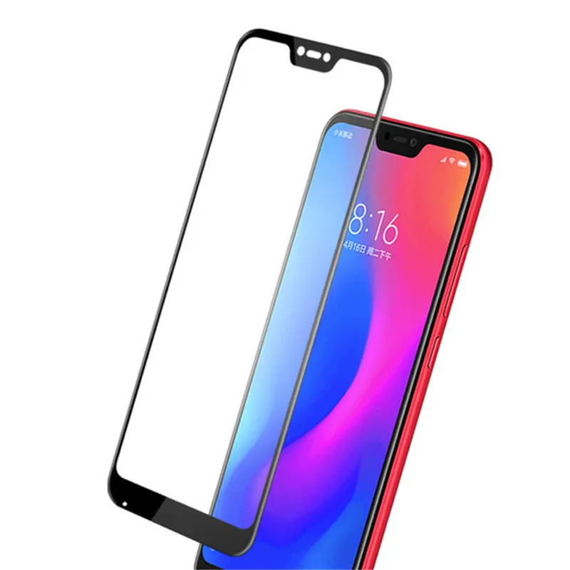 2 шт., Защитная пленка для ЖК-экрана Xiaomi mi 8 Lite, полностью проклеенное стекло Xio mi 8 Lite 2.5D, полное покрытие, закаленное стекло для Xiaomi mi 8X, пленка