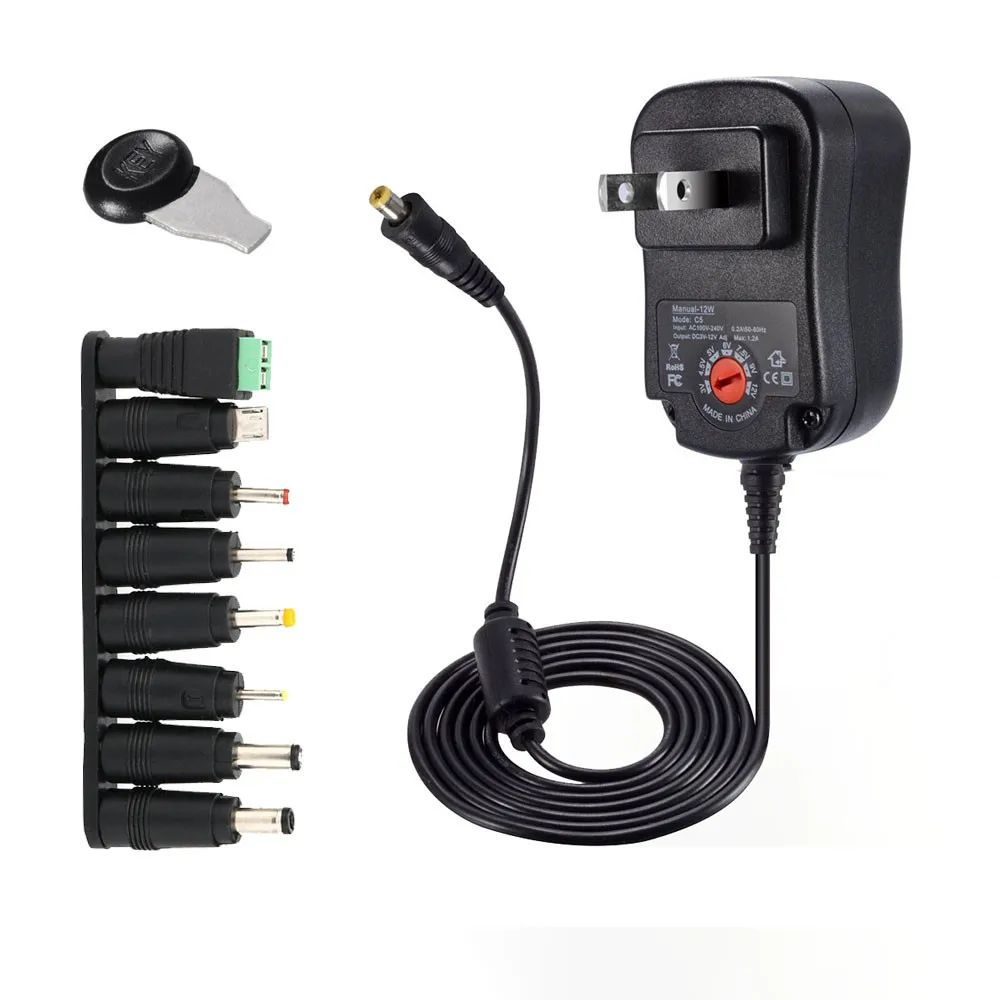 AC/DC Adapter Chargers US Standard Universal AC / DC Power Adapter 8