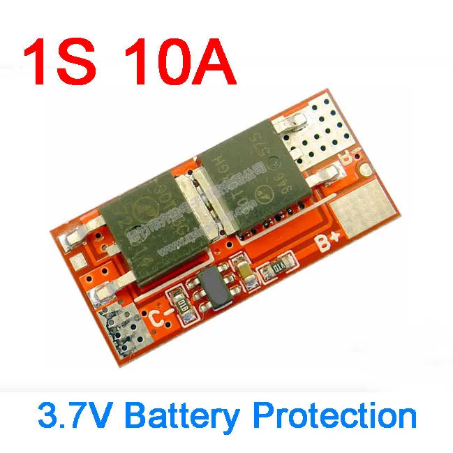 1S сотовый 10A 3 7 V 6 BMS Батарея защита зарядных устройств печатной платы литий ионный