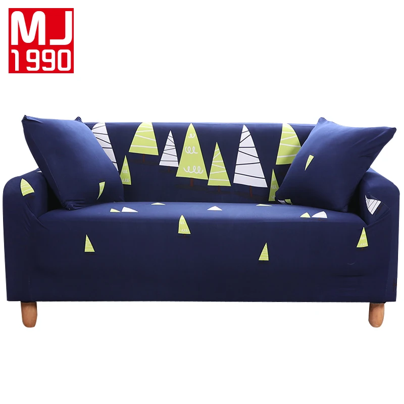 cheap New American Cartoon Printed Sofa Cover Elastic Non slip Detachable Skin Protector Single Double Three Four 1PC