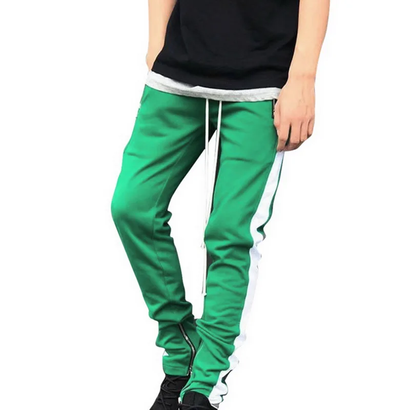 2019 neue Männer Lauf Hosen Patchwork Fitness Casual Elastizität Leggings Männlichen Fotball Fußball Sport Jogger Gym Training Hosen