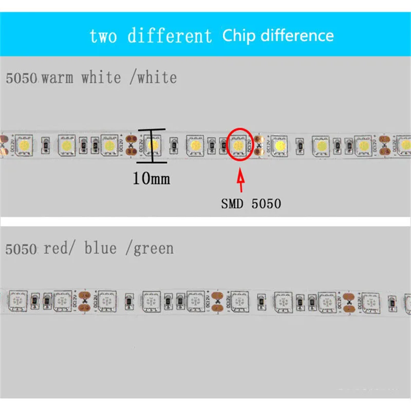 5 м/рулон Светодиодные ленты DC 24 V Водонепроницаемая лента со светодиодными лампами DC12V 60 Светодиодный s/M Гибкая лампа освещения лента холодный белый/теплый белый/синий в полоску
