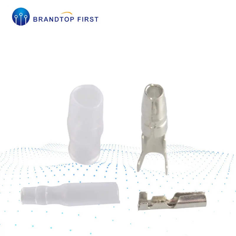 

10set Bullet Connectors Crimp Terminals Female+ Male Insulated Cover 3.5mm