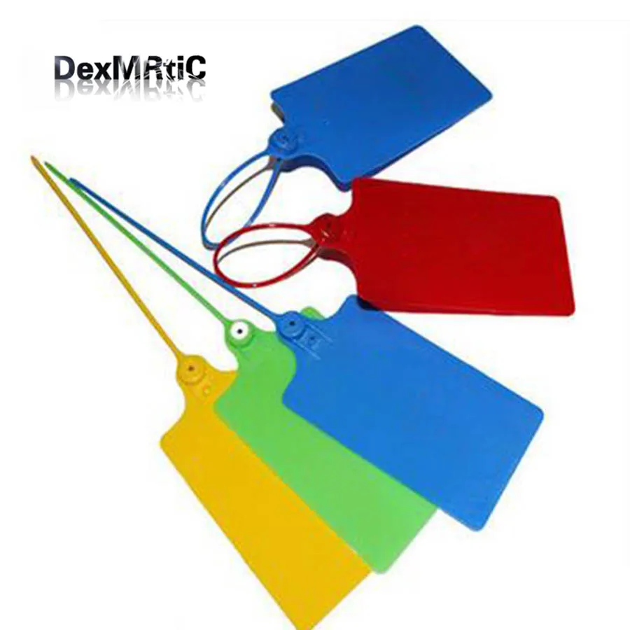 

30 pcs/lot 250mm Plastic tightening security wire seals padlock cable tightener Ties Seal Lock for logistics