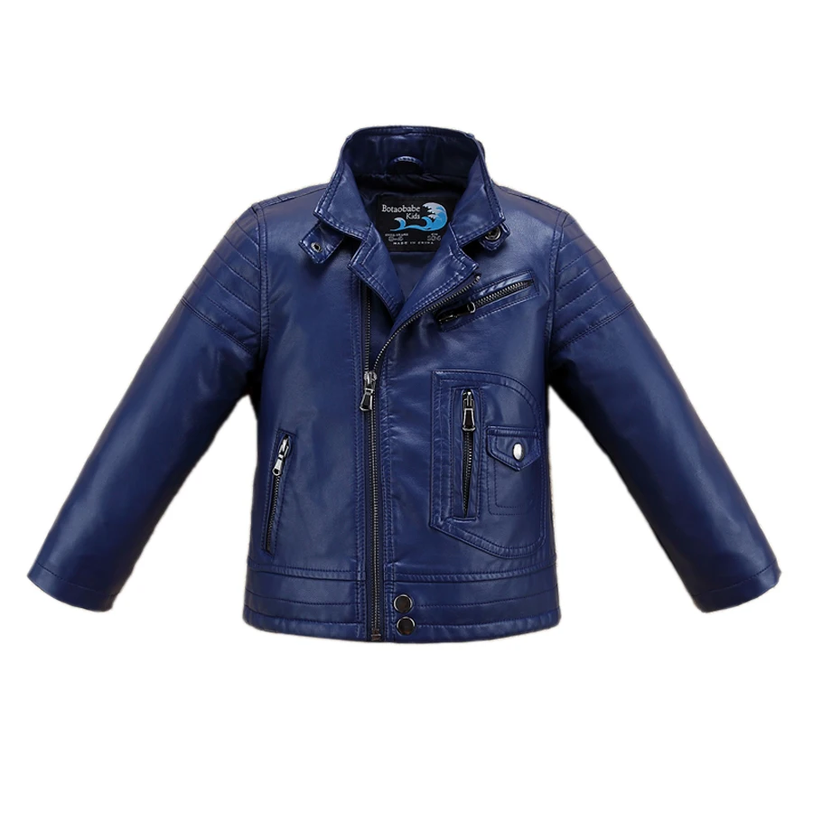 

causal boy's jacket coat gentleman style leather jacket coat for 1-12yrs boys student kid children outerwear leather clothes hot