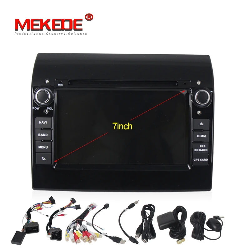 Discount 7" Android7.1 Auto Radio Car DVD Player GPS Navigation Multimedia Stereo For Fiat Ducato 2008-2015 CITROEN Jumper PEUGEOT Boxer 1