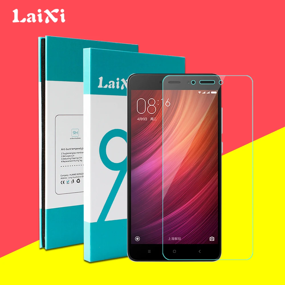 Laixi Экран защитный закаленное Стекло для Xiaomi Redmi 4 5 2.5D Технология высокой четкости