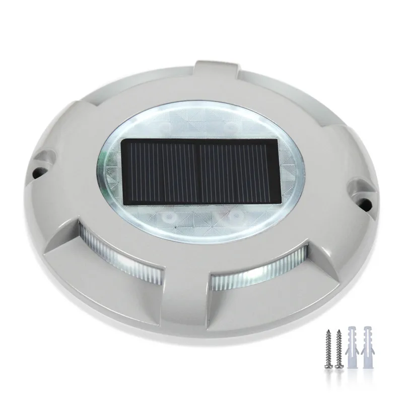 

Solar Buried Light Under Ground Lamp Deck lights Outdoor Path Way Garden Decking White Warm White Light Lawn Lamp waterprof