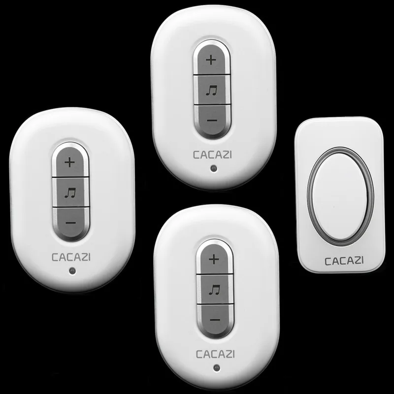 

1 transmitter+3 receiver High Quality home DoorBell Waterproof 280m work range Mini Wireless Door bell 48 Ring tunes for choose