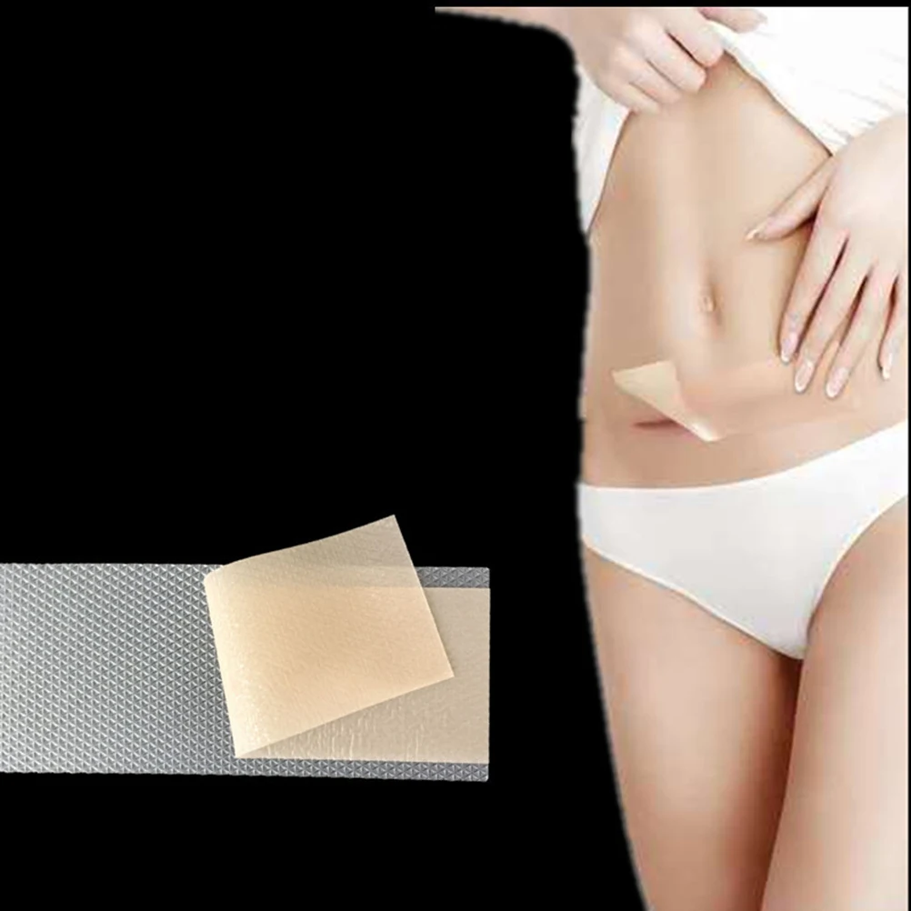 

5pcs Caesarean Scar Stickers Surgical Silicone Waterproof Wound Repair Scar Hyperplasia Desalination Sticker Paste