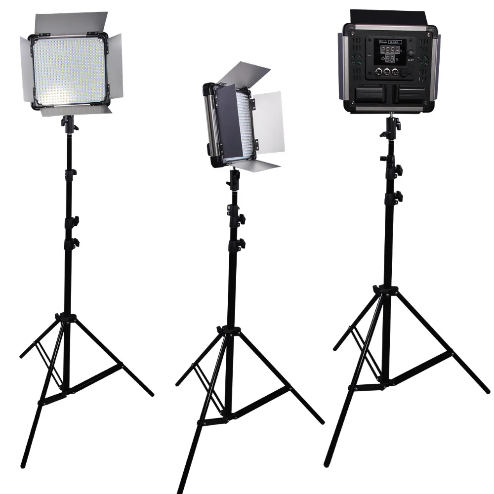 

DHL 1 pc Super Slim LED Lamp Professional Continue lighting D-528 40W 1500 Lumen video light Studio Photography led video light
