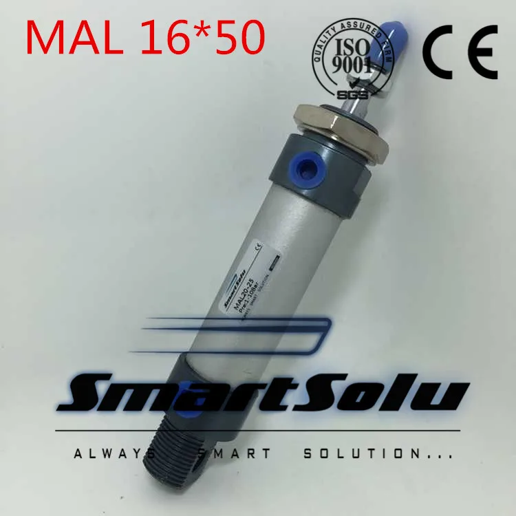 

Free Shipping MAL 16x50 Stroke Single Rod Pneumatic Air Cylinder