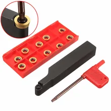 SRAPR2020K10 Face Milling External Lathe Blade Turning Tool Holder Boring Bar + 10pcs RPMT10T3MO Inserts + Wrench Mayitr SRAPR2020K10 Face Milling External Lathe Blade Turning Tool Holder Boring Bar + 10pcs RPMT10T3MO Inserts + Wrench Mayitr