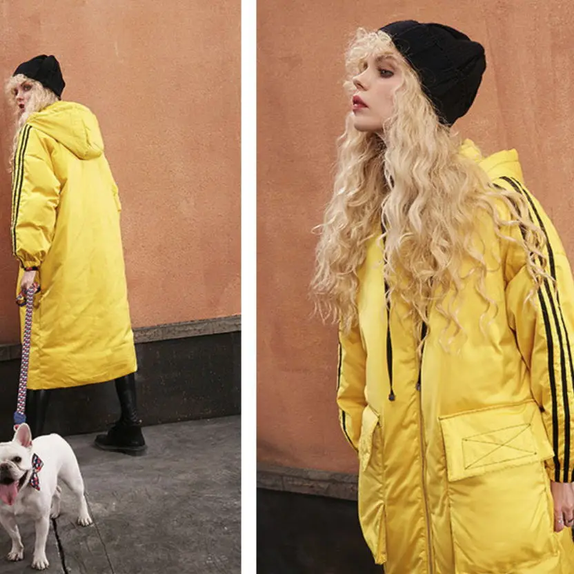 Capuche Long Décontracté Vêtements Femme Doudoune Manteau À Nouvelle D'hiver 2018 Lâche qUwIZzZX