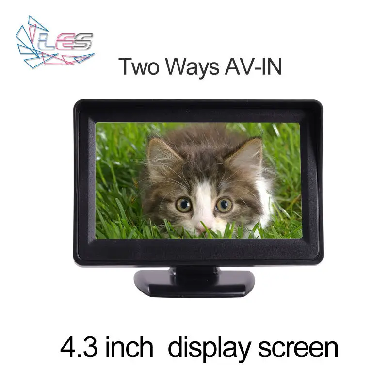 

Foldaway 4.3" 4.3 inch TFT LCD display monitor car DVD players LCD monitor Color Car Rearview Monitor for toyota hyundai ford