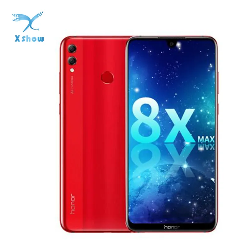 Смартфон HONOR 8X Max большой экран 7 12 дюйма аккумулятор 5000 мАч Snapdragon 636/660 16 Мп + 8 OTG 4G