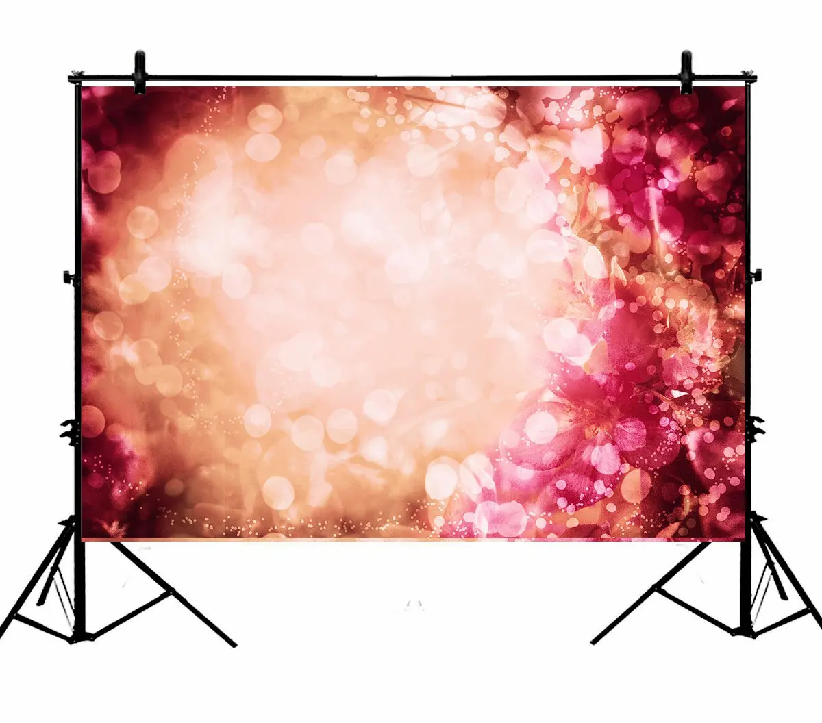 

5x7ft Sweet Flowers Dreamy Bokeh Hazy Abstract Polyester Photo Background Portrait Backdrop