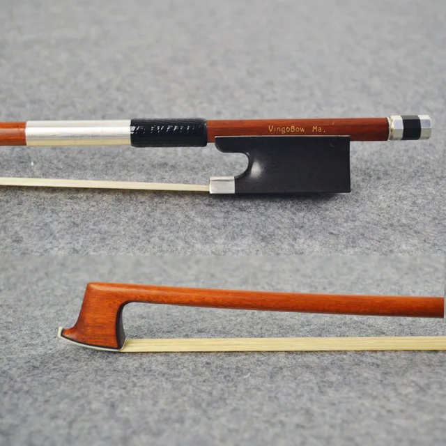 Cheap 4/4 Master Sterling Silver Fitted Pernambuco Violin Bow! STUNNING Natural Mongolia Horse Hair, Wonderful String Instrument Part