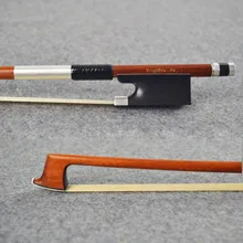4/4 Master Sterling Silver Fitted Pernambuco Violin Bow! STUNNING Natural Mongolia Horse Hair, Wonderful String Instrument Part