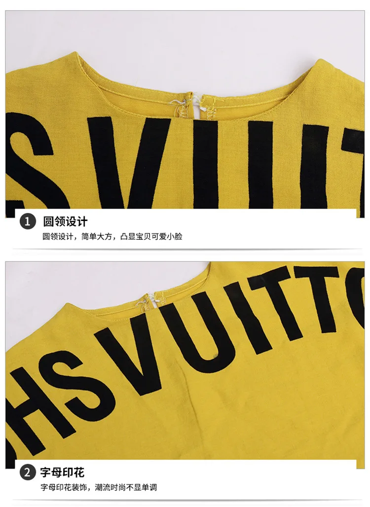 Summer Children Clothing Sets For Girls 2019 Fashion Letter Print Tshirts Tops Shorts Teenage Clothes 2Pcs Kids Suit 10 12 Years (27)