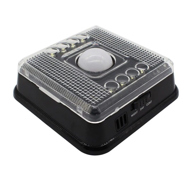 

8 LEDs Night Light Battery Powered Detector Light Wall Lamp Infrared PIR Motion Sensor Light #