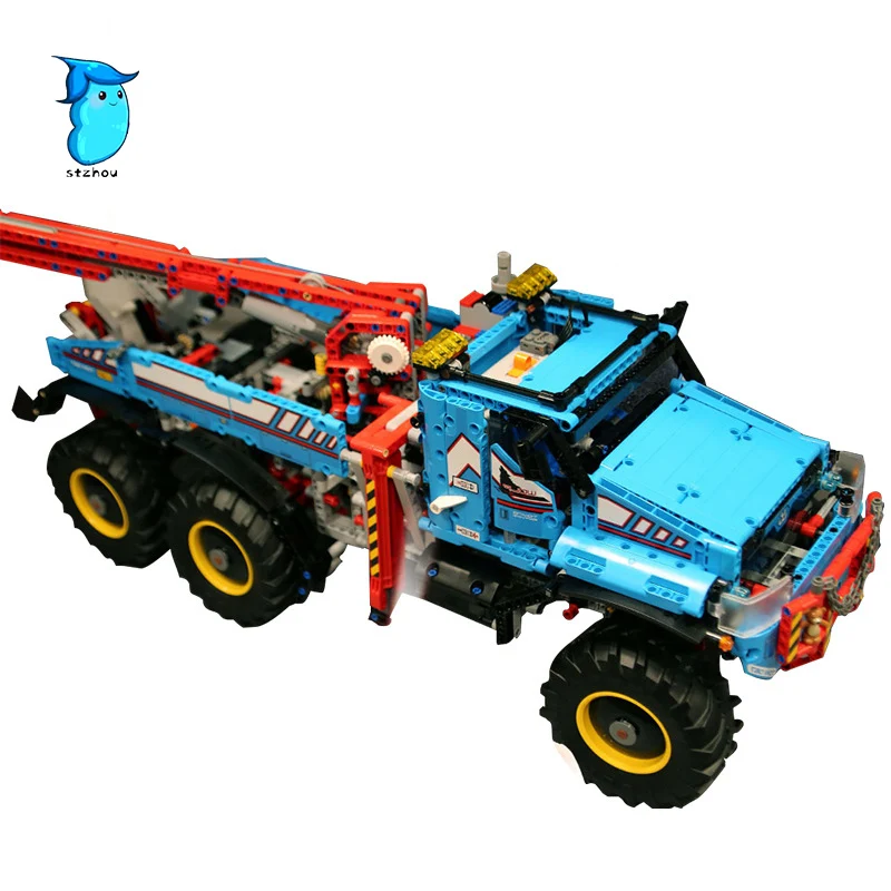 

StZhou 1912pcs Lepin Technic the Ultimate All Terrain 6X6 Remote Control Truck Model Building Blocks Bricks Children Toy