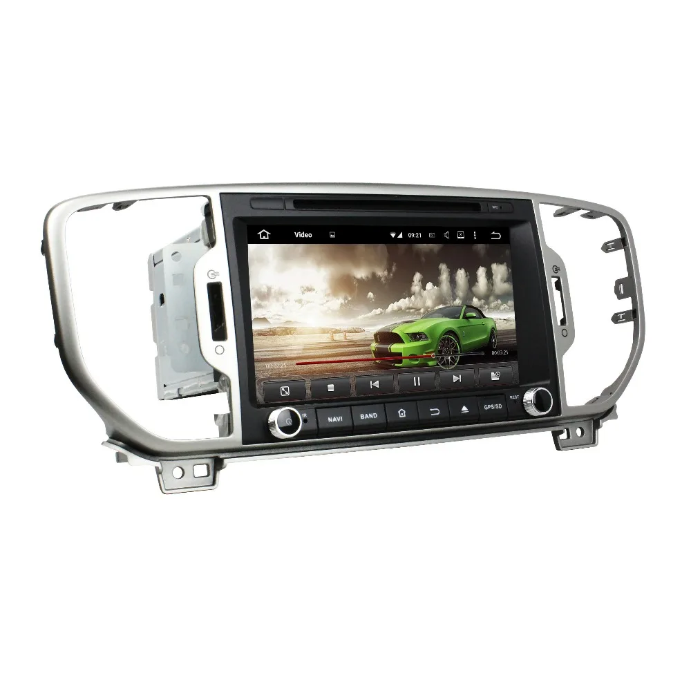 Excellent KLYDE 8" 2 Din Android 8.1 Car Radio For Kia Sportage 2016 Car Audio Multimedia Player Car Stereo Steering Wheel DVD Mirror link 1