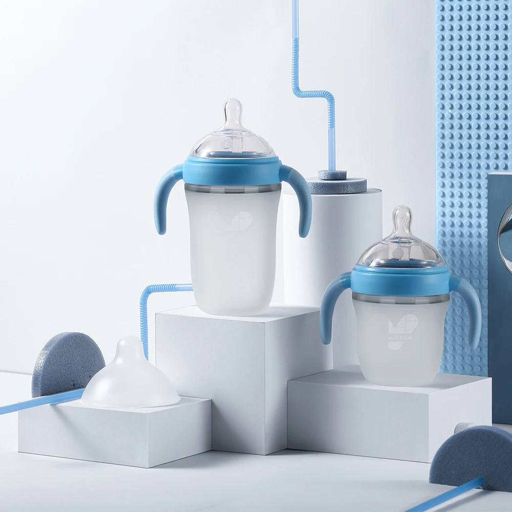 150 мл VALUEDER с широким горлом Baby Pink и Blue BPA без отлучения натуральная безопасная