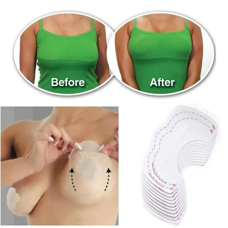 

Stylish Bar 5 Pairs Magic MINI Breast Petals Instant Breast Lift Bra Invisible Tape Push Up Uplift Shape Enhancers #0710