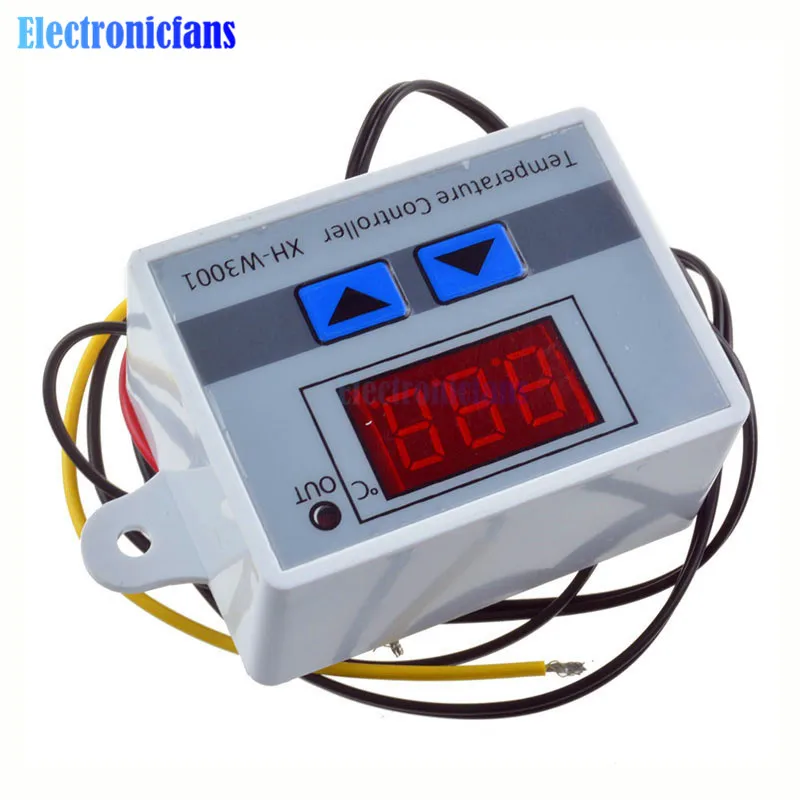 DC 12V XH W3001 W3001 Thermometer Switch Probe Temperature Controller