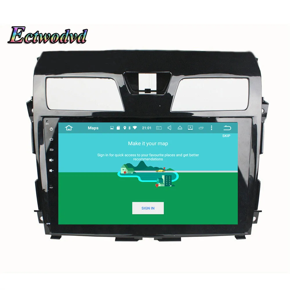 Sale Ectwodvd Octa Core 4G RAM 64G ROM Android 9.0 Car Multimedia DVD Player GPS HeadUnit for Nissan Tenna 2013 2014 2015 13